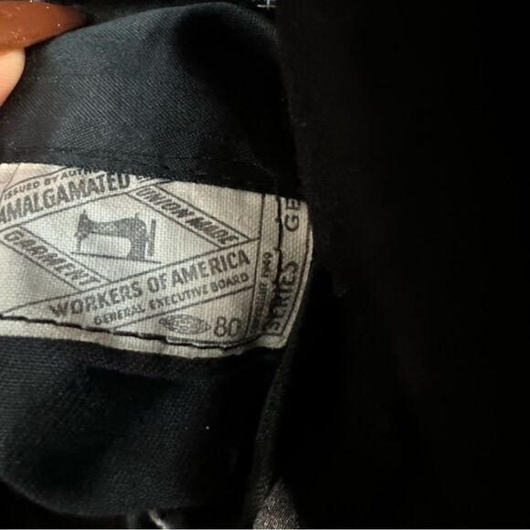 Hart Schaffner & Marx Vintage 100% Cashmere Heavy Pea Coat - Picture 9 of 14